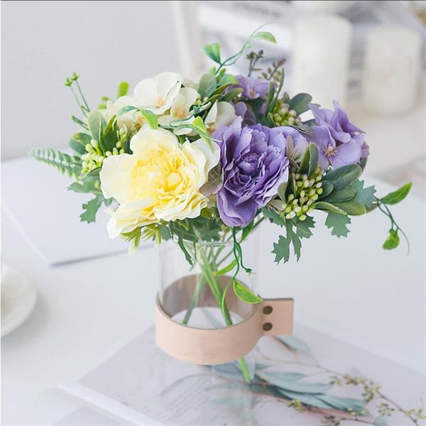 decorative flowers & wreaths 26cm artificial flower 1 bundle silk peony hydrangea bouquet home decoration wedding party fake
decorative flowers & wreaths 26cm artificial flower 1 bundle silk peony hydrangea bouquet home decoration wedding party fake