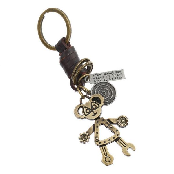 keychains women men kids fashion punk robot keychain alloy bear leather pendant keyring bag accessories car key chain vintage jewelry gift, Silver
keychains women men kids fashion punk robot keychain alloy bear leather pendant keyring bag accessories car key chain vintage jewelry gift, Silver
