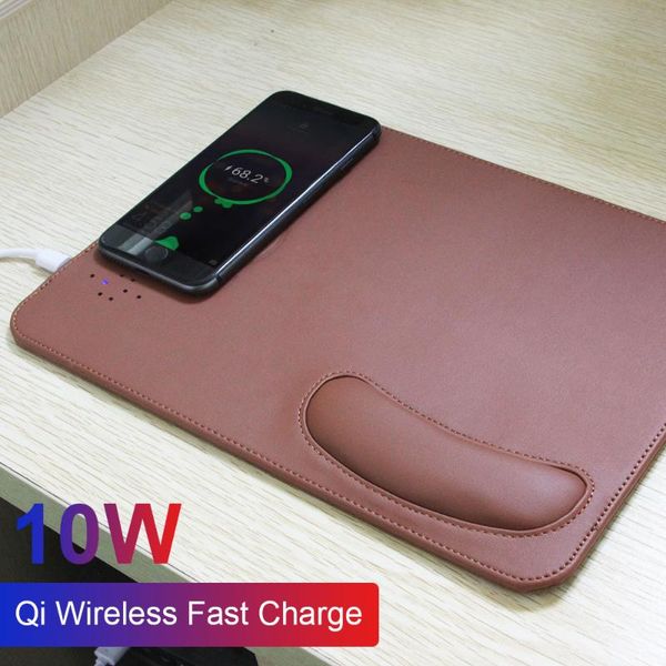 mouse pads & wrist rests qi 10w wireless charging pad pu leather mobile phone charger mat with rest pc office home computer mousepad
mouse pads & wrist rests qi 10w wireless charging pad pu leather mobile phone charger mat with rest pc office home computer mousepad