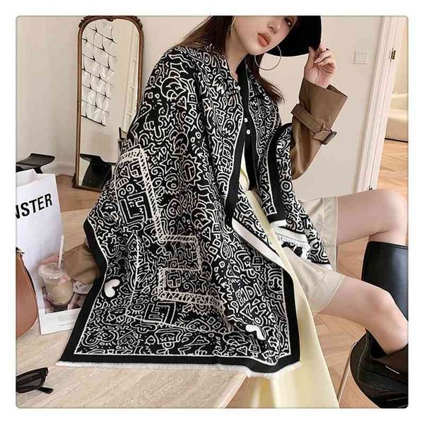 70% off design scarf scarf female autumn and winter new letter bib thickened imitation cashmere ins fashion foreign style double-sided warm, Blue;gray
70% off design scarf scarf female autumn and winter new letter bib thickened imitation cashmere ins fashion foreign style double-sided warm, Blue;gray