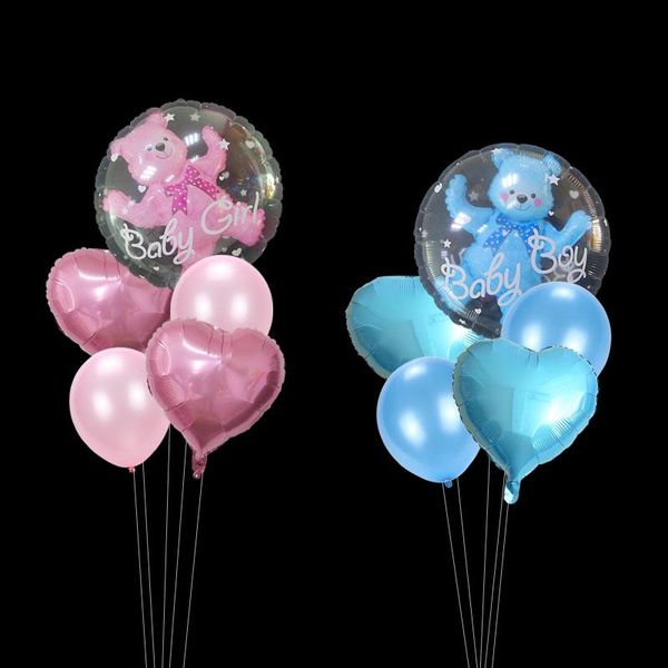 5pcs/lot baby boy girl bear bubble balloons transparent ball in with heart shower birthday party wedding decoration
5pcs/lot baby boy girl bear bubble balloons transparent ball in with heart shower birthday party wedding decoration