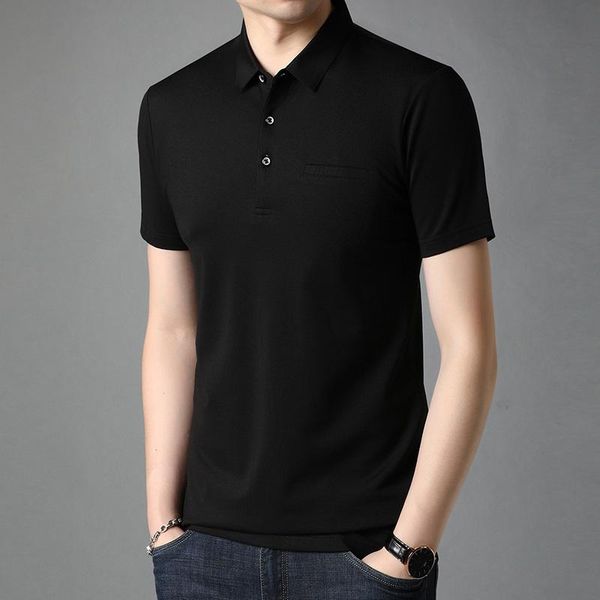 men's polos 2021 summer business casual short sleeve -shirt men fashion solid color clothes male slim fit, White;black
men's polos 2021 summer business casual short sleeve -shirt men fashion solid color clothes male slim fit, White;black