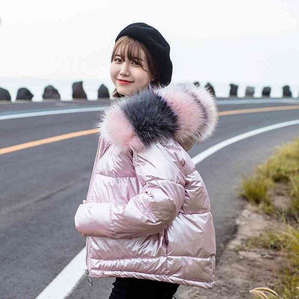 ladies coats and jackets winter hooded big fur collar thick warm street bright cotton padded coat female short parkas 210602, Black
ladies coats and jackets winter hooded big fur collar thick warm street bright cotton padded coat female short parkas 210602, Black
