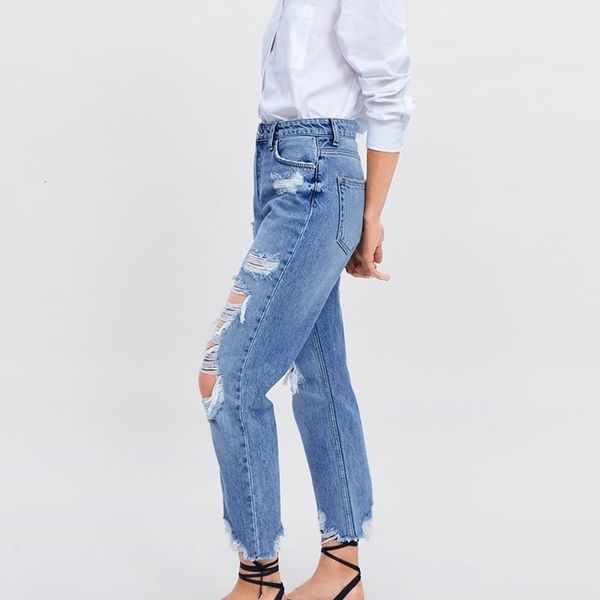 women's jeans woman blue ripped frayed loose denim pants high waist street style distressed1 9xtl
women's jeans woman blue ripped frayed loose denim pants high waist street style distressed1 9xtl