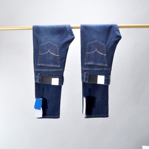 men's thin c family summer new dark casual straight jeans pants, Black