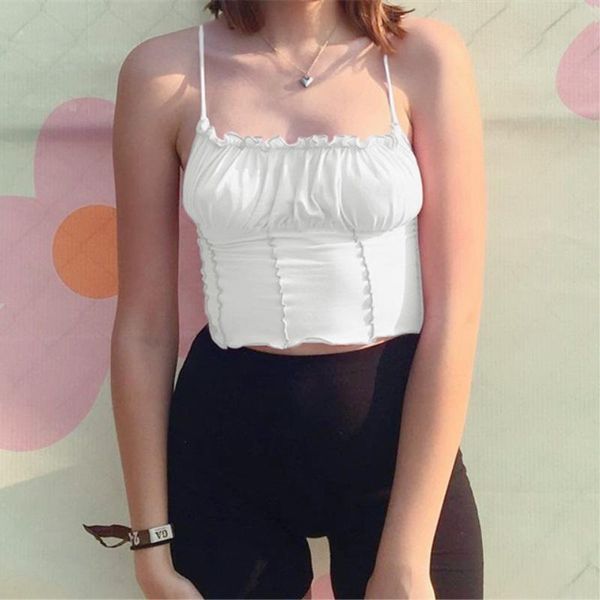 women's tanks & camis 2021 sleeveless slim bottoming camisole pleated design suitable for club dating (s//l, White
women's tanks & camis 2021 sleeveless slim bottoming camisole pleated design suitable for club dating (s//l, White