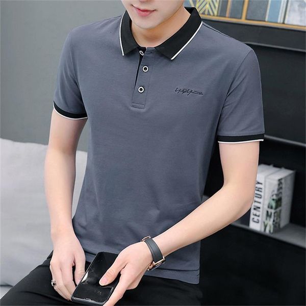 shirt fashion thin mens polo summer casual short sleeves business men polos, White;black
shirt fashion thin mens polo summer casual short sleeves business men polos, White;black