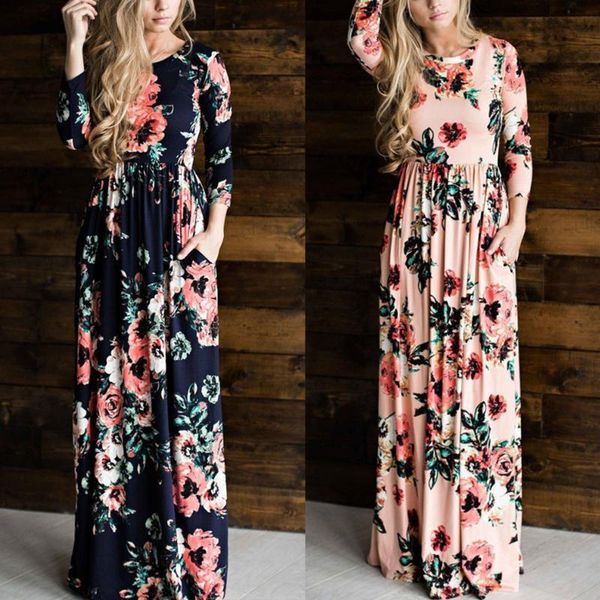 summer long dress floral print boho beach tunic maxi women evening party sundress casual dresses, Black;gray
summer long dress floral print boho beach tunic maxi women evening party sundress casual dresses, Black;gray