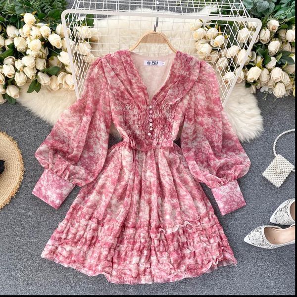 cyber celebrity chiffon floral womens dresses print spring summer french retro super fairy sweet v neck short a line ml857, Black;gray
cyber celebrity chiffon floral womens dresses print spring summer french retro super fairy sweet v neck short a line ml857, Black;gray