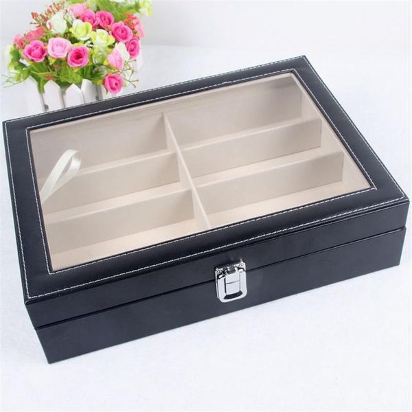 sunglasses frames 2021 8 grid glasses display box faux leather eyewear case eyeglass holder reading jewelry storage yj635, Silver
sunglasses frames 2021 8 grid glasses display box faux leather eyewear case eyeglass holder reading jewelry storage yj635, Silver