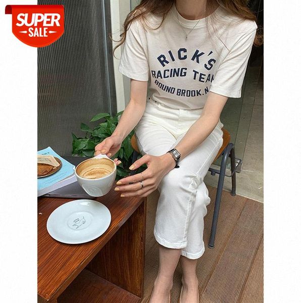tg short-sleeved letter t-shirt women's simple casual round neck loose tide ins13650 #fo4d, Black;gray
tg short-sleeved letter t-shirt women's simple casual round neck loose tide ins13650 #fo4d, Black;gray