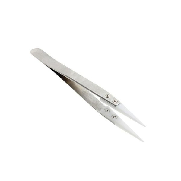 eyebrow tools & stencils precision ceramic tweezers high temperature resistant for pinching coils(silver and white)
eyebrow tools & stencils precision ceramic tweezers high temperature resistant for pinching coils(silver and white)