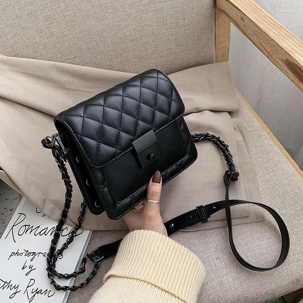 korean fashion rhombus chain messenger bag shoulder small rivet square bags
korean fashion rhombus chain messenger bag shoulder small rivet square bags
