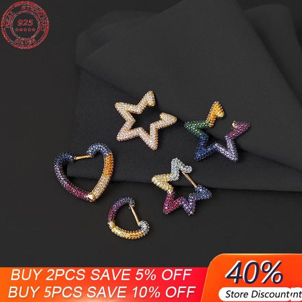 stud s925 sterling silver rainbow heart-shaped love five-pointed star multi-circle multi-ring earring fashion luxury monaco jewelry, Golden;silver
stud s925 sterling silver rainbow heart-shaped love five-pointed star multi-circle multi-ring earring fashion luxury monaco jewelry, Golden;silver