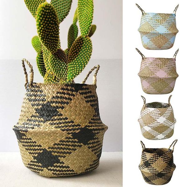 storage baskets handmade basket folding clothes laundry straw wicker rattan seagrass belly garden flower pot plant 1pc
storage baskets handmade basket folding clothes laundry straw wicker rattan seagrass belly garden flower pot plant 1pc