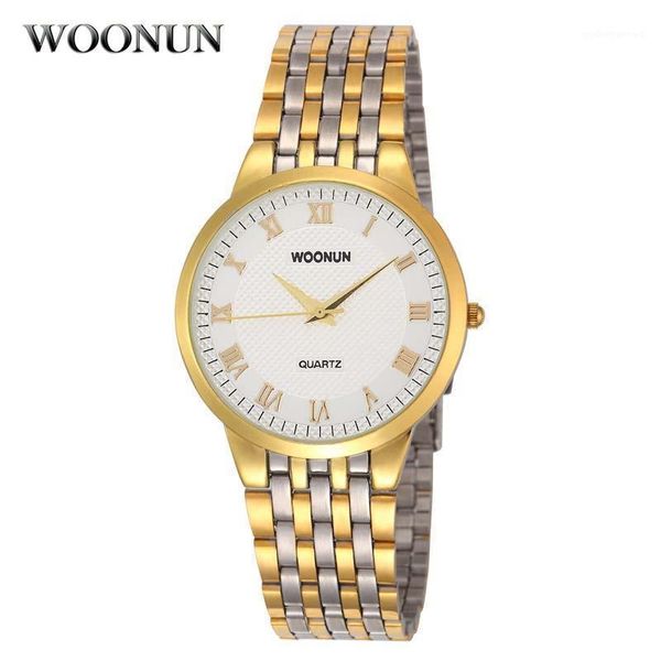 quartz watches 2021 business mens stainless steel man gold watch ultra thin for men wristwatches, Slivery;brown
quartz watches 2021 business mens stainless steel man gold watch ultra thin for men wristwatches, Slivery;brown