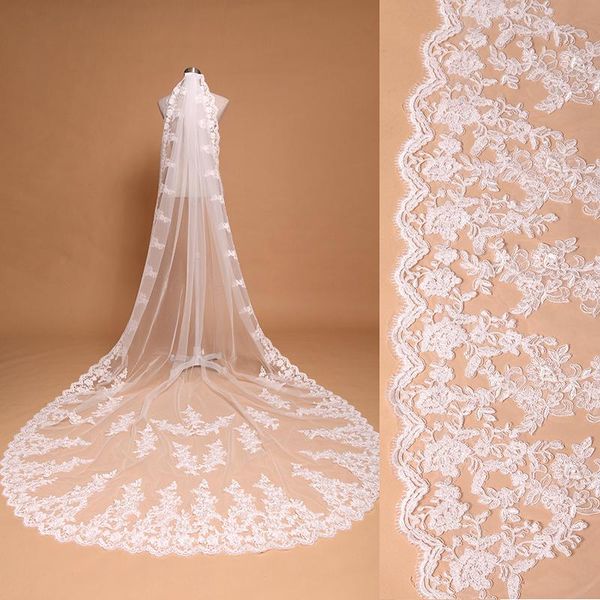 bridal veils ivory white 2021 wedding veil exported to europe 3.5 meters long customized lace accessories, Black
bridal veils ivory white 2021 wedding veil exported to europe 3.5 meters long customized lace accessories, Black