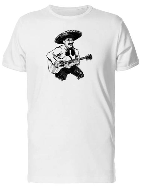 mexican mariachi grunge sketch men's tee -image by shutterstock, White;black
mexican mariachi grunge sketch men's tee -image by shutterstock, White;black