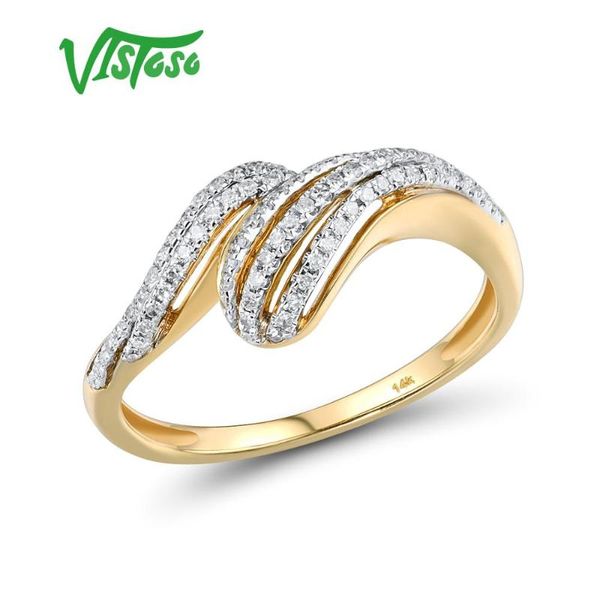 cluster rings vistoso genuine 14k 585 yellow gold ring for women sparkling diamonds curved unique engagement anniversary fine jewelry, Golden;silver
cluster rings vistoso genuine 14k 585 yellow gold ring for women sparkling diamonds curved unique engagement anniversary fine jewelry, Golden;silver
