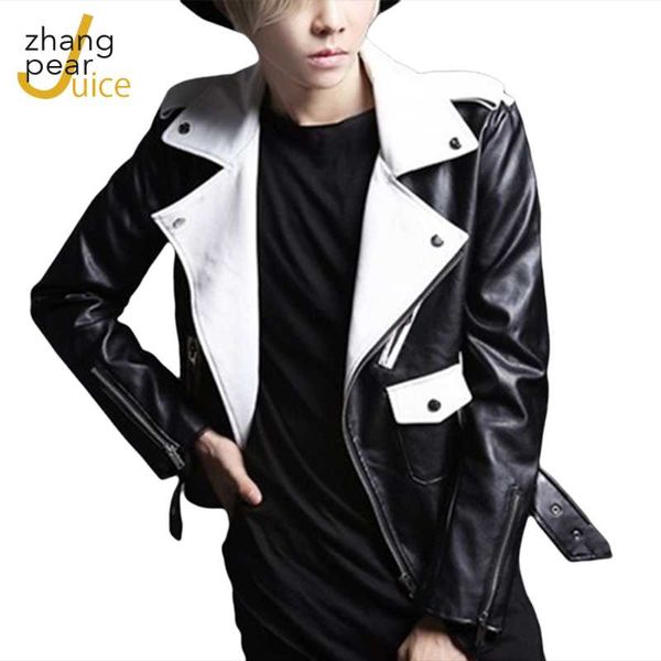 men's fur & faux men leather jacket coat fashion streetwear black punk style turn down collar long sleeve and coats male
men's fur & faux men leather jacket coat fashion streetwear black punk style turn down collar long sleeve and coats male