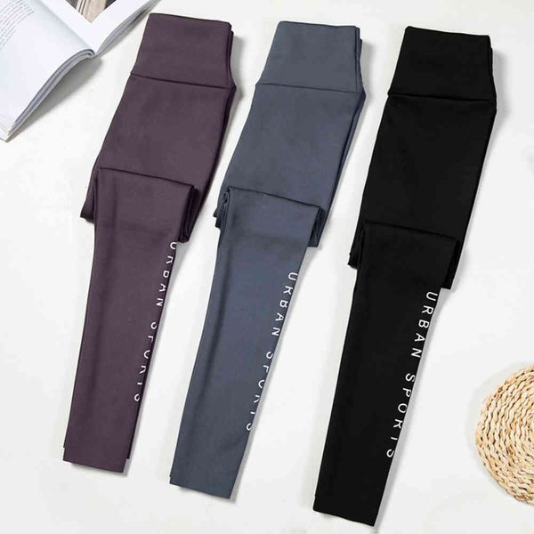 leggings thickened for women to wear in autumn winter, Black
