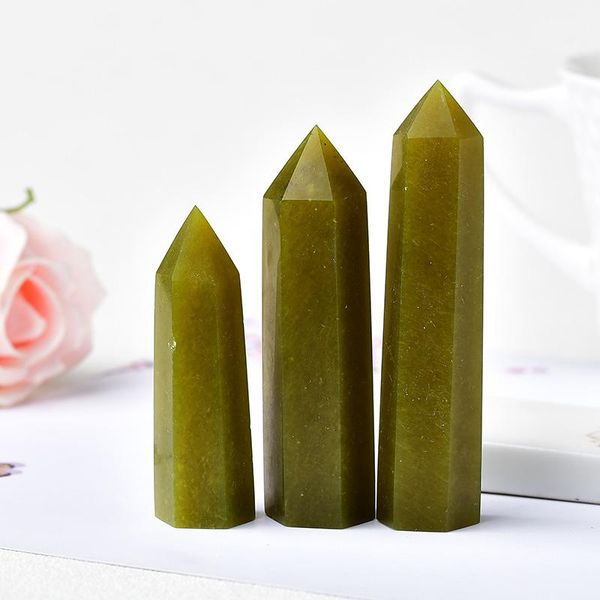 decorative objects & figurines 1pc natural crystal point olivine healing obelisk green quartz wand beautiful ornament for home decor energy
decorative objects & figurines 1pc natural crystal point olivine healing obelisk green quartz wand beautiful ornament for home decor energy