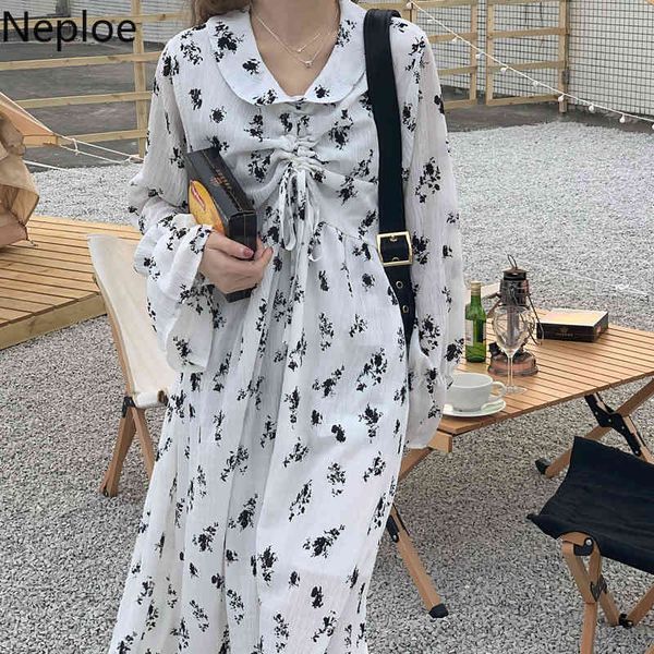 neploe maxi dress women korean sweet temperament floral dresses spring new slim waist long sleeve a-line vestidos de mujer 210422, Black;gray
neploe maxi dress women korean sweet temperament floral dresses spring new slim waist long sleeve a-line vestidos de mujer 210422, Black;gray