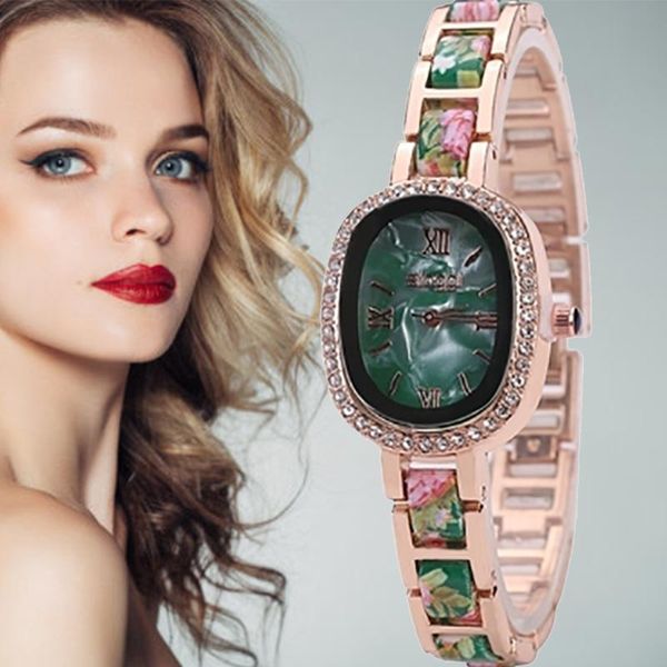 wristwatches fashion simulated ceramic bracelet watch women luxury gold wrist watches rural elegant floral band crystal decor dress, Slivery;brown
wristwatches fashion simulated ceramic bracelet watch women luxury gold wrist watches rural elegant floral band crystal decor dress, Slivery;brown