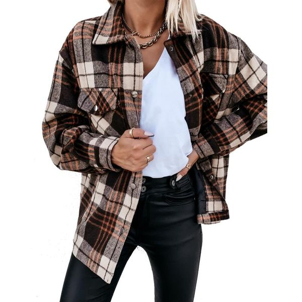 women's blouses & shirts fashion loose casual for women plaid long sleeve button up shirt collared and blouse autumn spring 7191558, White
women's blouses & shirts fashion loose casual for women plaid long sleeve button up shirt collared and blouse autumn spring 7191558, White