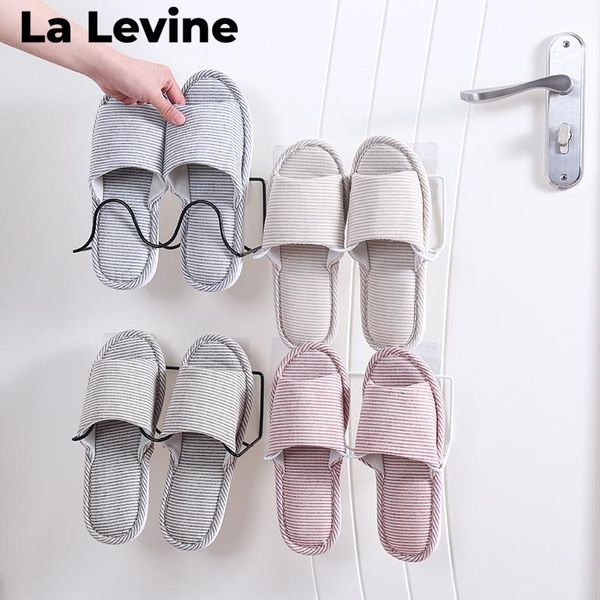 wrought iron shoe rack bathroom slippers shelf double layer creative sticky wall-mounted storage home hanger clothing & wardrobe
wrought iron shoe rack bathroom slippers shelf double layer creative sticky wall-mounted storage home hanger clothing & wardrobe