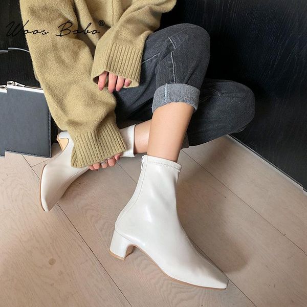 boots elastic high heel ankle women elegant kitten short fashion autumn square toe back zipper, Black
boots elastic high heel ankle women elegant kitten short fashion autumn square toe back zipper, Black