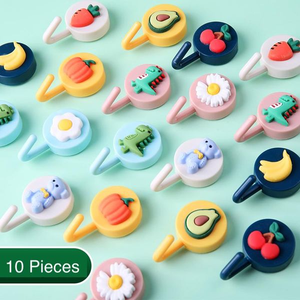 hooks & rails 10pcs cute hook fruit cartoon wall hanging kitchen bathroom bedroom multifunctional punch-seamless paste sticky
hooks & rails 10pcs cute hook fruit cartoon wall hanging kitchen bathroom bedroom multifunctional punch-seamless paste sticky