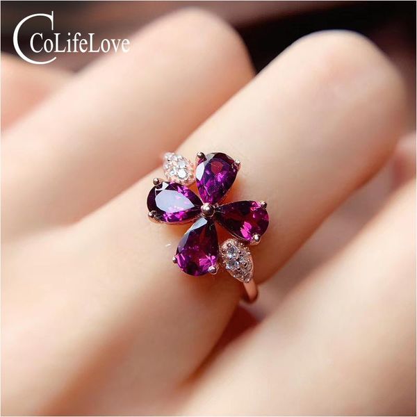 cluster rings colife jewelry 925 silver flower ring for office woman 4 pieces natural garnet fashion, Golden;silver
cluster rings colife jewelry 925 silver flower ring for office woman 4 pieces natural garnet fashion, Golden;silver