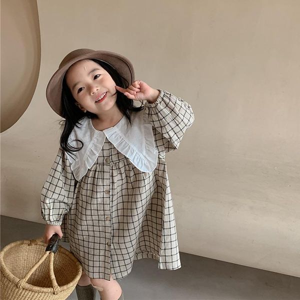 girl's dresses spring autumn girls dress baby kids vestidos children clothes fashion check point big collar cotton 1 to 6 yrs, Red;yellow
girl's dresses spring autumn girls dress baby kids vestidos children clothes fashion check point big collar cotton 1 to 6 yrs, Red;yellow