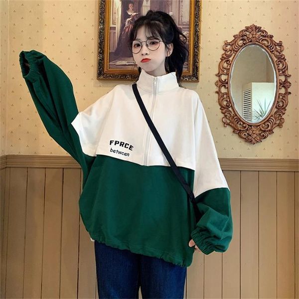 women's hoodies & sweatshirts japanese harajuku ulzzang vintage loose letter print contrast sweatshirt female korean clothing for women, Black
women's hoodies & sweatshirts japanese harajuku ulzzang vintage loose letter print contrast sweatshirt female korean clothing for women, Black