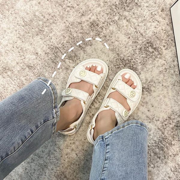 summer women casual metal button platform sandals non-slip comfortable ladies shoes beach flat, Black
summer women casual metal button platform sandals non-slip comfortable ladies shoes beach flat, Black
