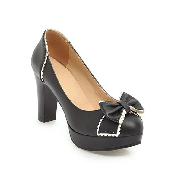 dress shoes 2021 elegant fashion plus size 34-43 high heel round toe women platform pumps with bow party wedding footwear a23-6, Black
dress shoes 2021 elegant fashion plus size 34-43 high heel round toe women platform pumps with bow party wedding footwear a23-6, Black