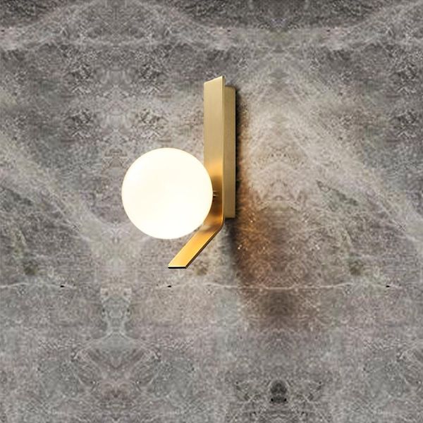 wall lamp creative copper sconce light fixture decoration glass ball home indoor modern lighting bedroom/living room
wall lamp creative copper sconce light fixture decoration glass ball home indoor modern lighting bedroom/living room