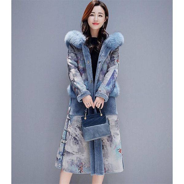 women's trench coats women fashion cotton coat long fur korean version large collar single-breasted printed jacket ladies winter, Tan;black
women's trench coats women fashion cotton coat long fur korean version large collar single-breasted printed jacket ladies winter, Tan;black