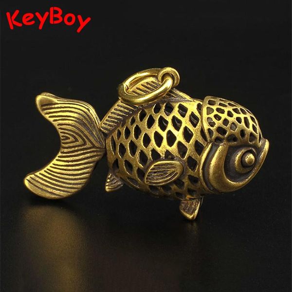 keychains pure brass hollow big tail goldfish keychain pendants movable and head handmade copper key chain rings hanging jewelry gift, Silver
keychains pure brass hollow big tail goldfish keychain pendants movable and head handmade copper key chain rings hanging jewelry gift, Silver