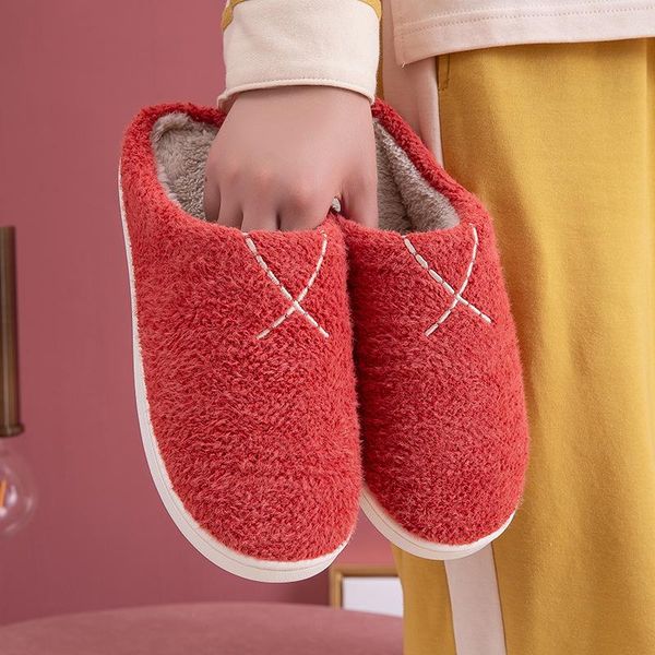 female winter slippers warm plush slip-on home floor shoes woman men cotton slipper soft comfortable lovers indoor bedroom slide, Black
female winter slippers warm plush slip-on home floor shoes woman men cotton slipper soft comfortable lovers indoor bedroom slide, Black