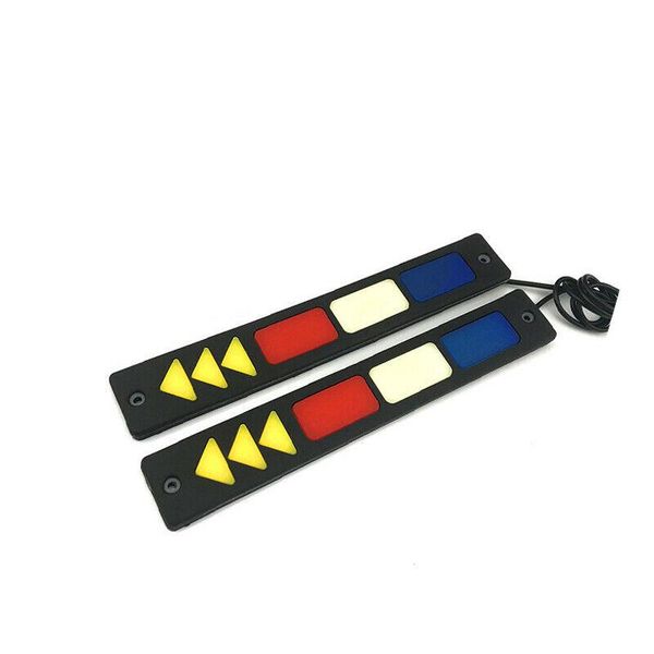 feedopal 2pcs white, amber and blue three-color ultra-thin 12v waterproof with steering arrow led car daytime running light emergency lights
feedopal 2pcs white, amber and blue three-color ultra-thin 12v waterproof with steering arrow led car daytime running light emergency lights