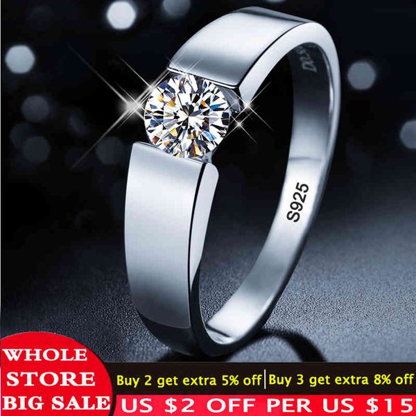 lmnzb with certificate 100% solid 925 silver rings set 6mm 1ct cz diamant engagement wedding jewelry for women and men d10, Slivery;golden
lmnzb with certificate 100% solid 925 silver rings set 6mm 1ct cz diamant engagement wedding jewelry for women and men d10, Slivery;golden