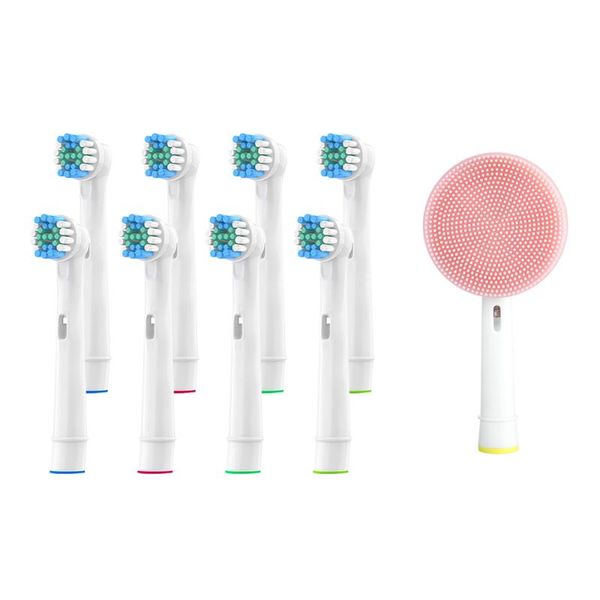 smart electric toothbrush facial cleansing brush head and 8pcs replacement heads for oral-b fit advance power/pro health/
smart electric toothbrush facial cleansing brush head and 8pcs replacement heads for oral-b fit advance power/pro health/