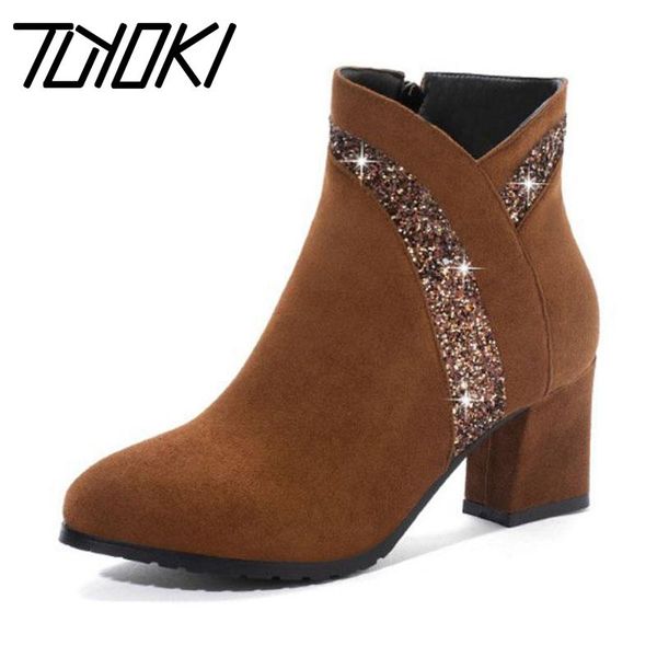 boots tuyoki women plus size 33-45 bling office work ankle daily casual square heels short female shoes woman botas, Black
boots tuyoki women plus size 33-45 bling office work ankle daily casual square heels short female shoes woman botas, Black