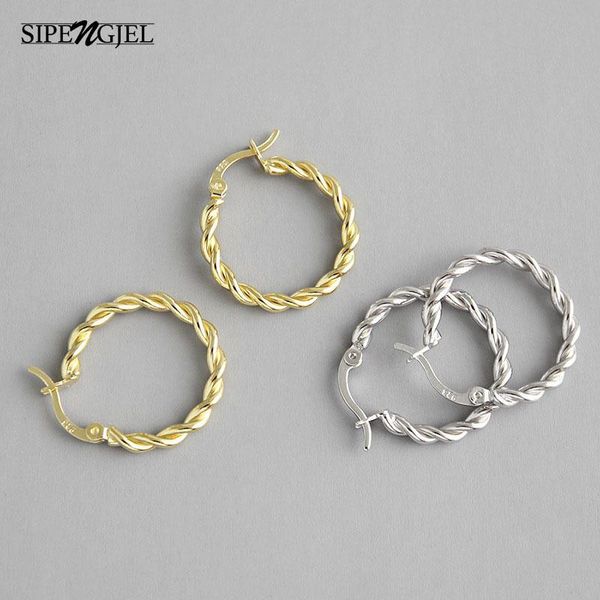 hoop & huggie sipengjel fashion geometric twisted earrings simple metal style female charm retro french jewelry 2021, Golden;silver
hoop & huggie sipengjel fashion geometric twisted earrings simple metal style female charm retro french jewelry 2021, Golden;silver
