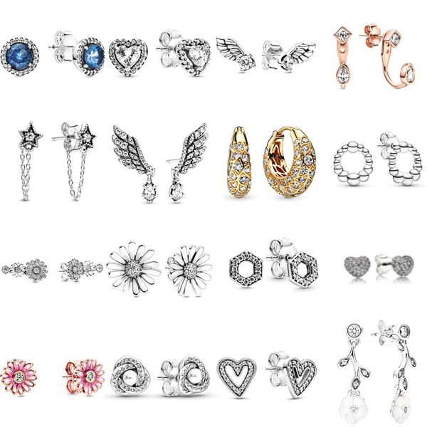 100% 925 sterling silver heart-shaped sparkling angel wing stud earrings fit diy women original fashion jewelry gift, Golden;silver
100% 925 sterling silver heart-shaped sparkling angel wing stud earrings fit diy women original fashion jewelry gift, Golden;silver