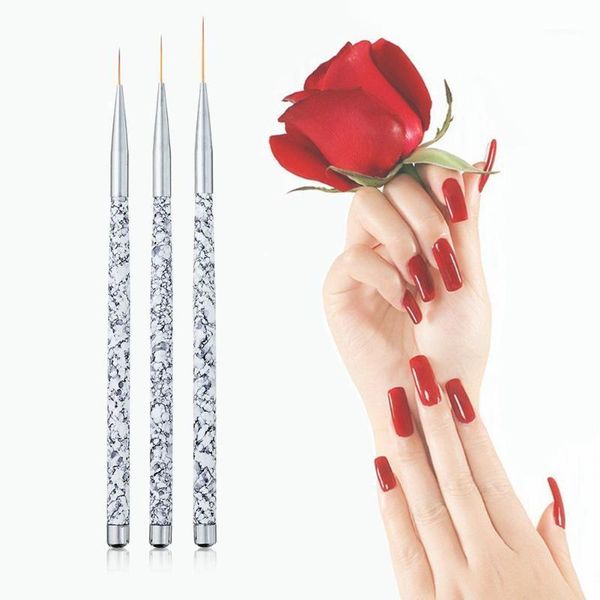 3pcs/set ultrafine marble handle nail art pens brushes diy uv gel liner painting drawing manicure beauty brush tool1, Yellow
3pcs/set ultrafine marble handle nail art pens brushes diy uv gel liner painting drawing manicure beauty brush tool1, Yellow