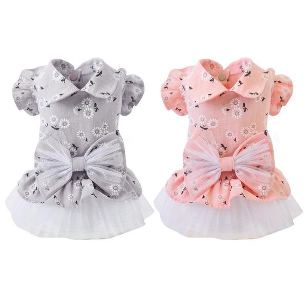 dog apparel pet spring summer cotton clothes for girls small medium cute shirt skirt wiyh bowknot
dog apparel pet spring summer cotton clothes for girls small medium cute shirt skirt wiyh bowknot