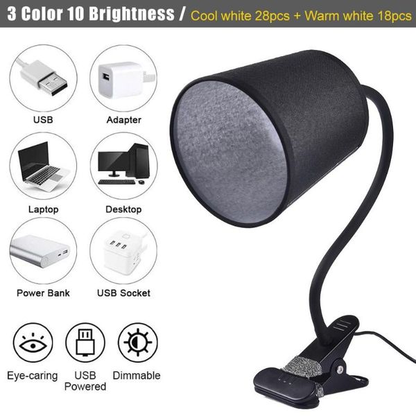 table lamps usb led desk lamp with clip dimmable 3 colors temperature reading light for home office dormitory 7w book 5v
table lamps usb led desk lamp with clip dimmable 3 colors temperature reading light for home office dormitory 7w book 5v